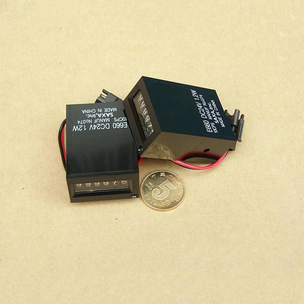 Konica Minolta E660 Elettromagnetica Contatore Cumulativo DC 24V 1.2W 6 Cifre Contatore Numero per Stampante Medico Equitment Parti