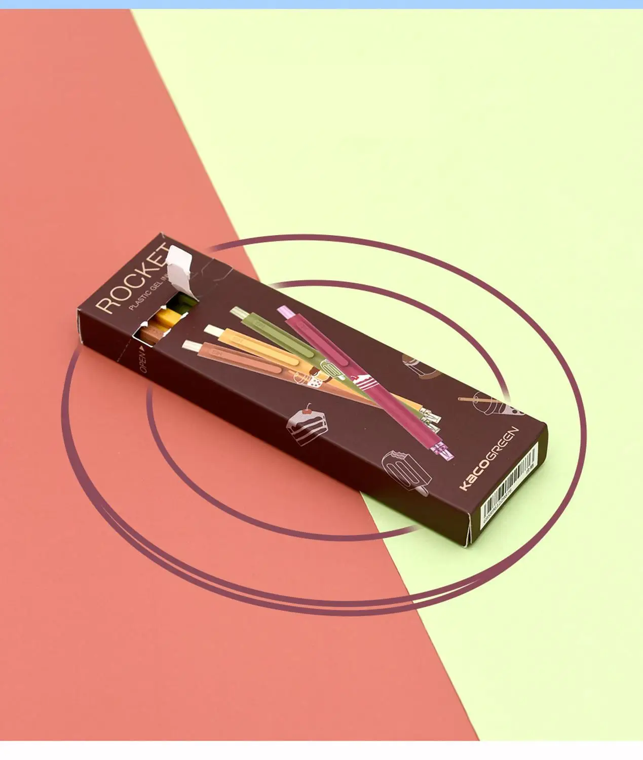 4 قطعة/الحزمة 2020 KACO جل القلم kaqugreen الملونة 0.5 مللي متر القلم الحبر الأسود MI قلم حبر الأساسية دائم ABS البلاستيك السلس الحبر هدية