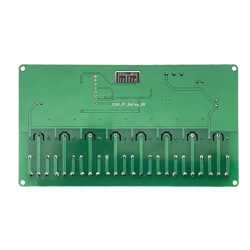 ESP8266 Módulo de Relé WiFi 8-Way, Placa de Desenvolvimento de Canais ESP-12F 8, Controle Remoto Doméstico Inteligente, DC 5V, 7-28V
