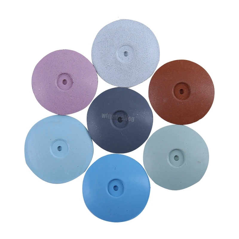 70pcs / set silicone polishing wheel for dental laboratory jewelry rotating materials tools