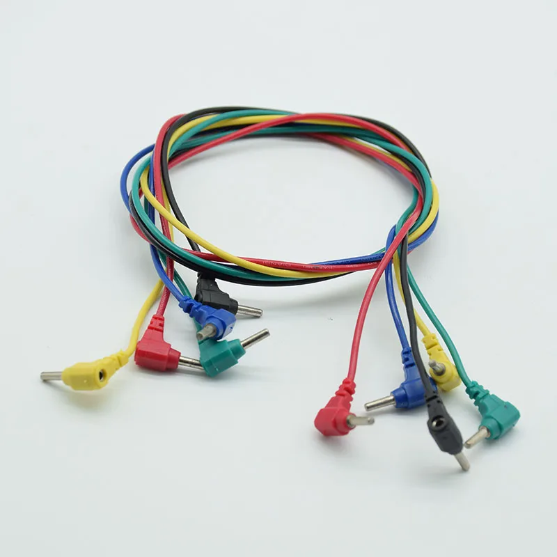 10PCS  Lantern 2mm Banana Plug Cable Line Test Wire for Multimeter Probes color  wire connectors