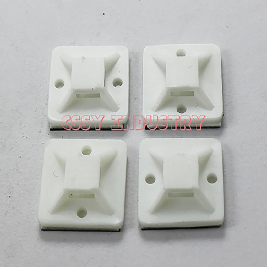 Alicates de montaje autoadhesivos, Base de color verde, 12,5x12,5, 20x20, 22,5x22,5, 25x25, 28x28, 30x30, 40x40mm