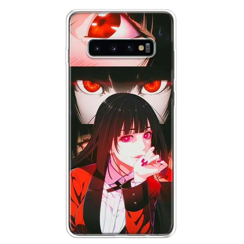 Japanese Anime Kakegurui Jabami Yumeko Phone Case For Samsung Galaxy S24 S22 S23 Ultra S20 FE S10 S21 Plus S10E S9 S8 + Coque