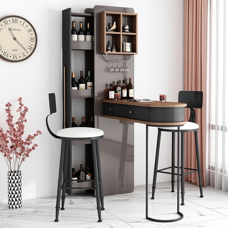 Modern minimalist bar creative INS wind wine cabinet multifunctional room cabinet Nordic living room partition storage cabinet