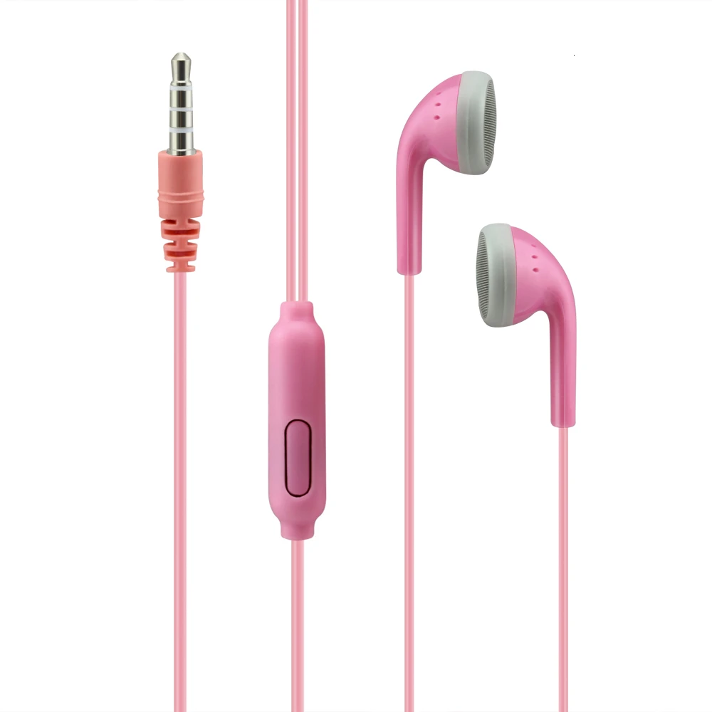 

CHYI Wired Earphones 3.5mm In Ear Sports Headset With Microphone Stereo Hifi Colorful Earbuds For Samsung Xiaomi Iphone Huawei