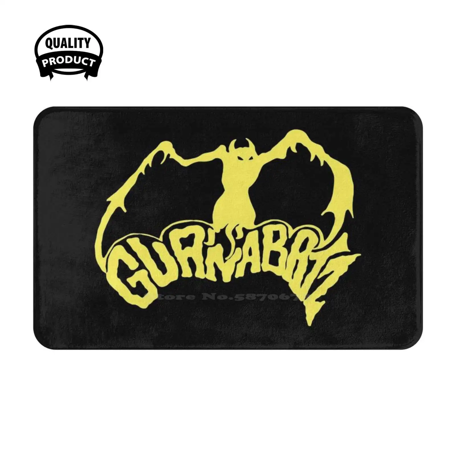 Guana Batz Soft Cushion Home Carpet Door Mat Car Rug Vintage Metal Band Psychobilly Guanabatz Guana Batz