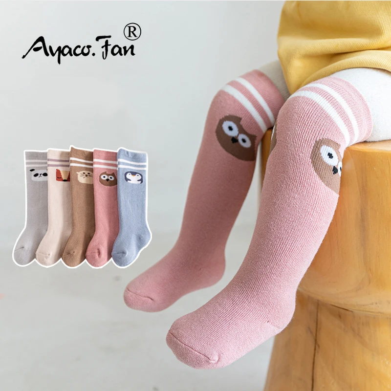 

Toddler Socks Newborn Baby Winter Thick Terry Cotton Prewalker Autumn Girl Boy Infant Skidproof Sole Kids Cartoon Long Sock 0-3T