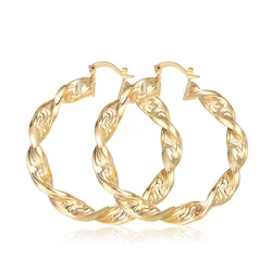 Luxurious Trendy Hoop Earrings for Women Earrings For Gold Ring Farrings Female Hot Style Jewelry Wedding Accessories Gift