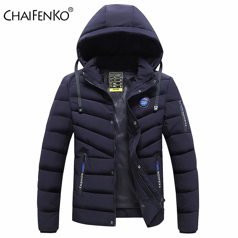 Parka grossa quente à prova de vento masculina, jaqueta casual com capuz, casaco clássico, outwear de moda, outono, inverno, quente, novo, 2022