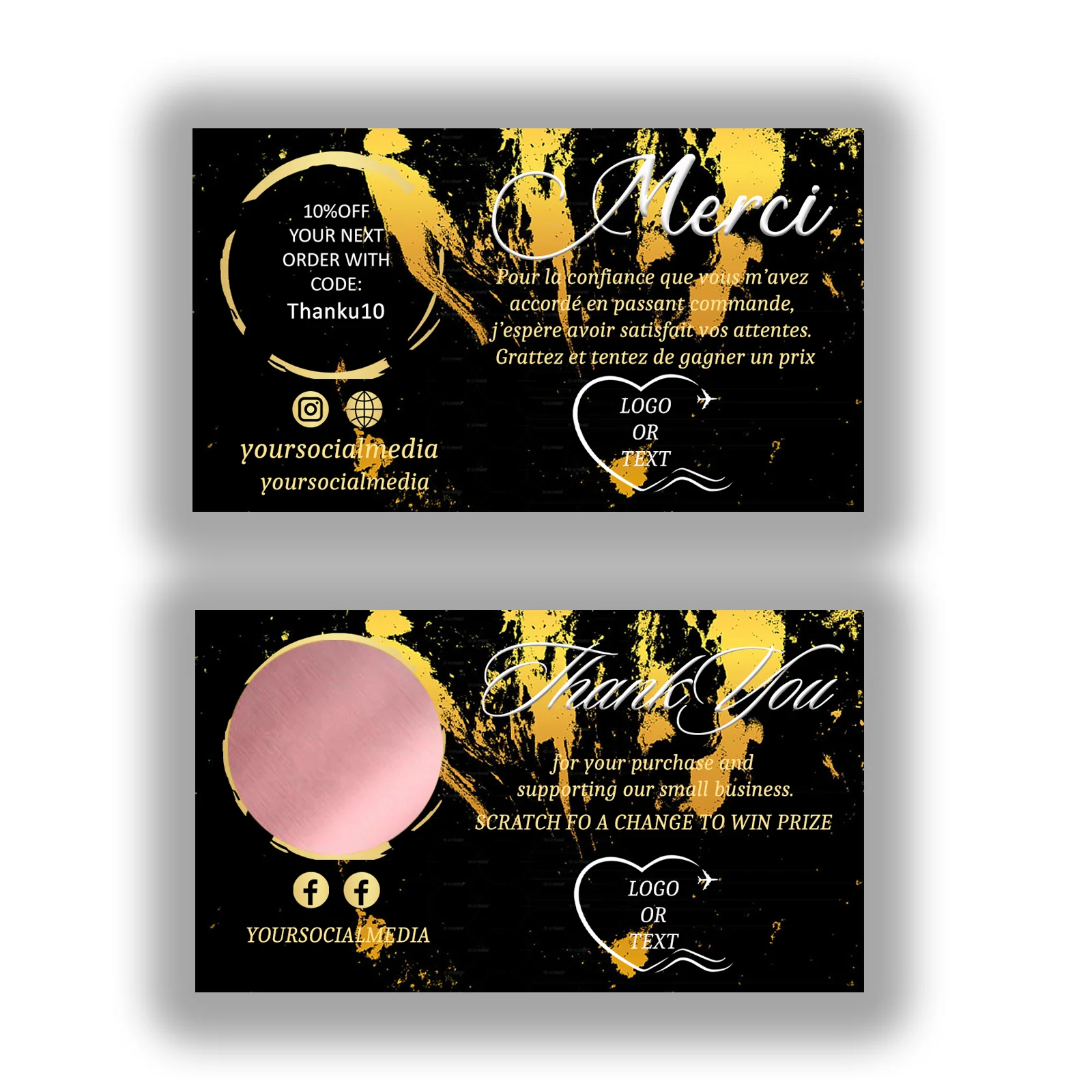 

Custom Holographic Business Cards, DIY Packaging Supplies, Thank You Scratch Off Cards, Small Business Cards, Scratch Off Win Ca