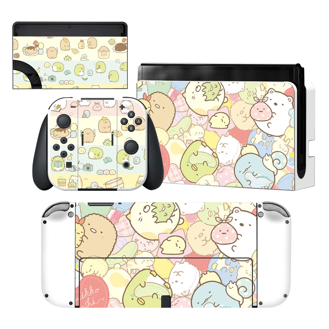 Виниловая наклейка Sumikko Gurashi Nintendo switch для Nintendo Switch OLED консоли Joy-con контроллера док-станции