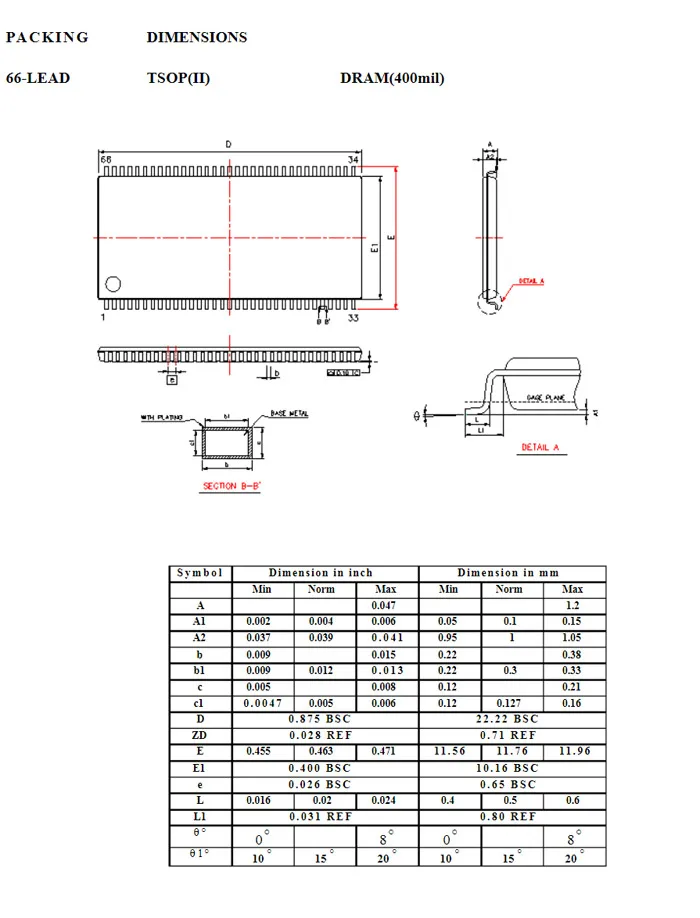 CTP0066-Q152AB اختبار المقبس TSOP66 SSOP66 DDR SDRAM المقبس 0.65 مللي متر الملعب 10 مللي متر/12 مللي متر واسعة