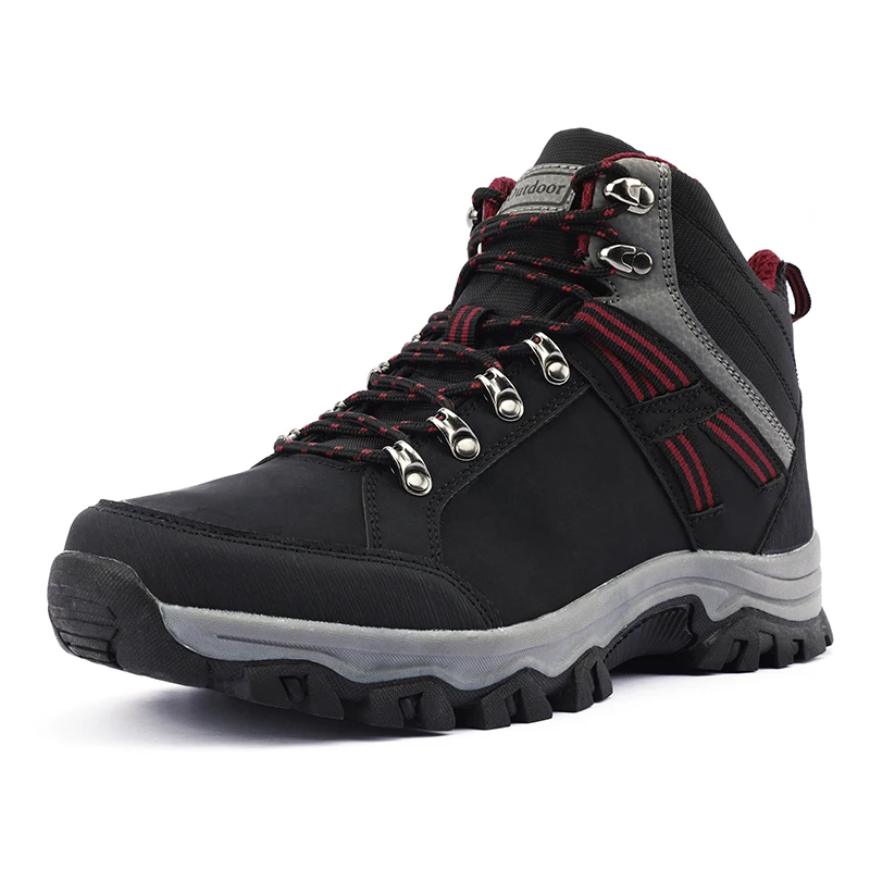 À prova dwaterproof água caminhadas botas homens outono inverno antiderrapante leve respirável caminhadas sapato ao ar livre trekking caminhadas sapatos de caça sapato