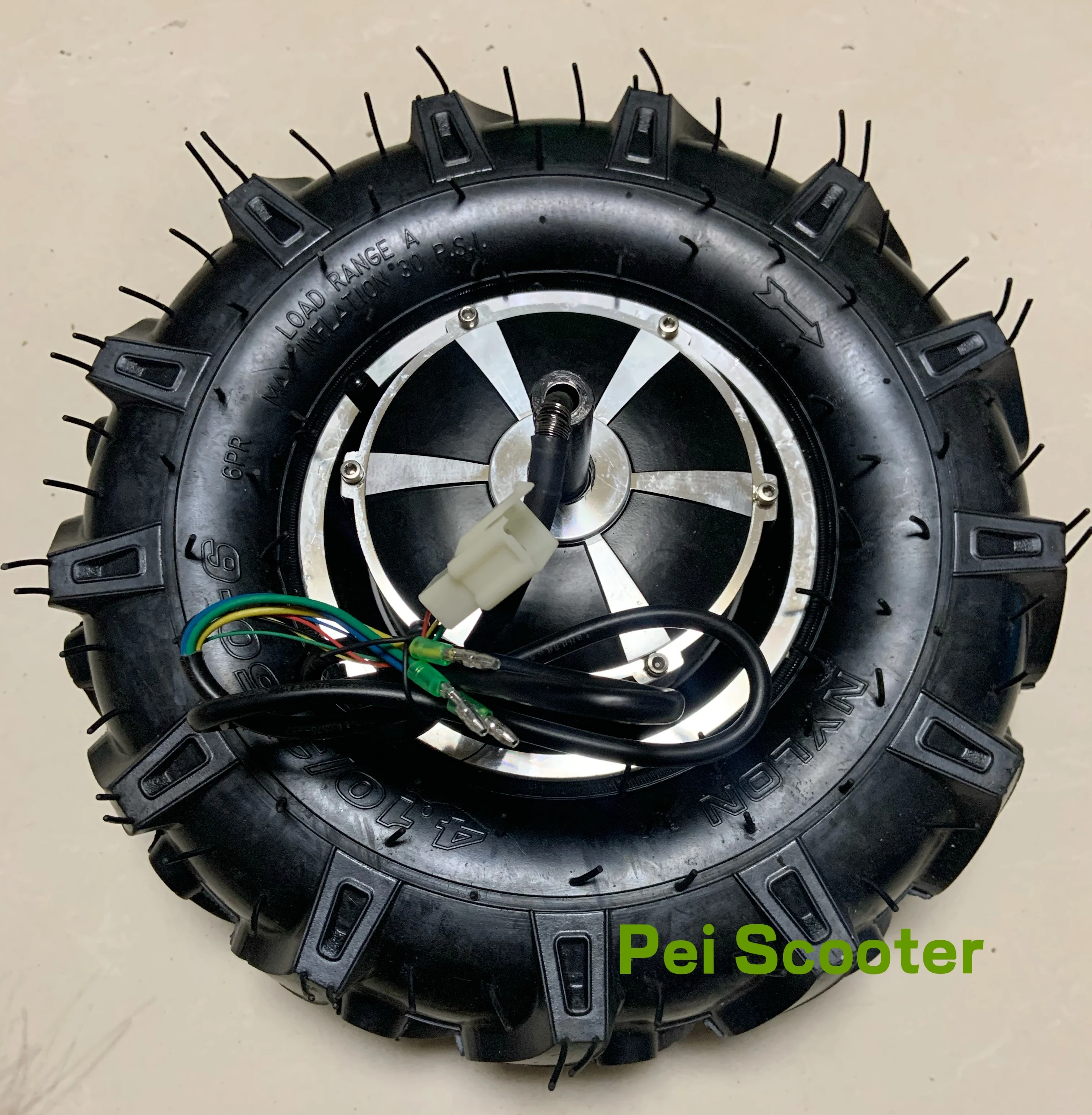 13 Inch 13inch Off-road Tyre Low Speed High Torque Single Axle Brushless Gear Hub Motor Wheel phub-sg13