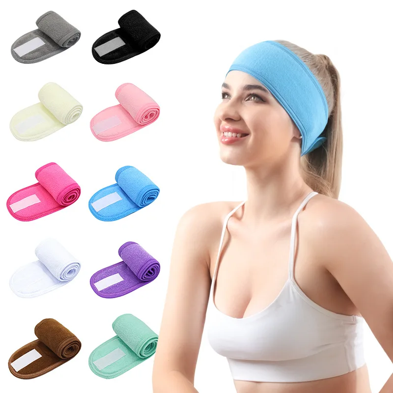 Women Yoga Sport Hair Band For Men Gym Sweatband Circle Fitness Headband Cycling Running Accessories Sports Safety Sweat Bands