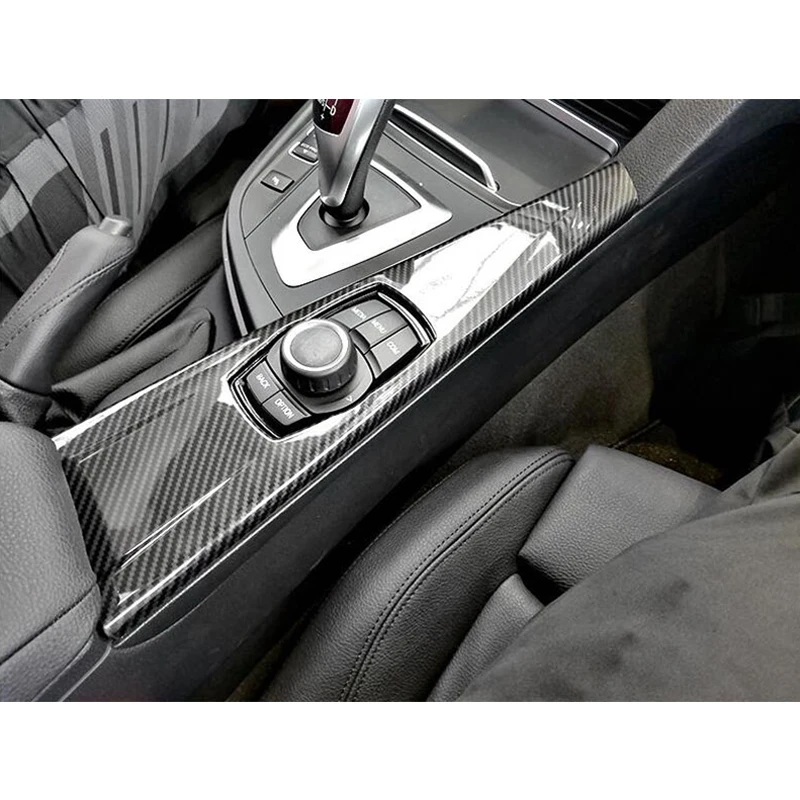 For BMW 3 4 Series 3GT F34 F36 F30 13-18 Car iDrive Multimedia Panel Cover Center Gear Shift Multi-Media Button Cover Trim