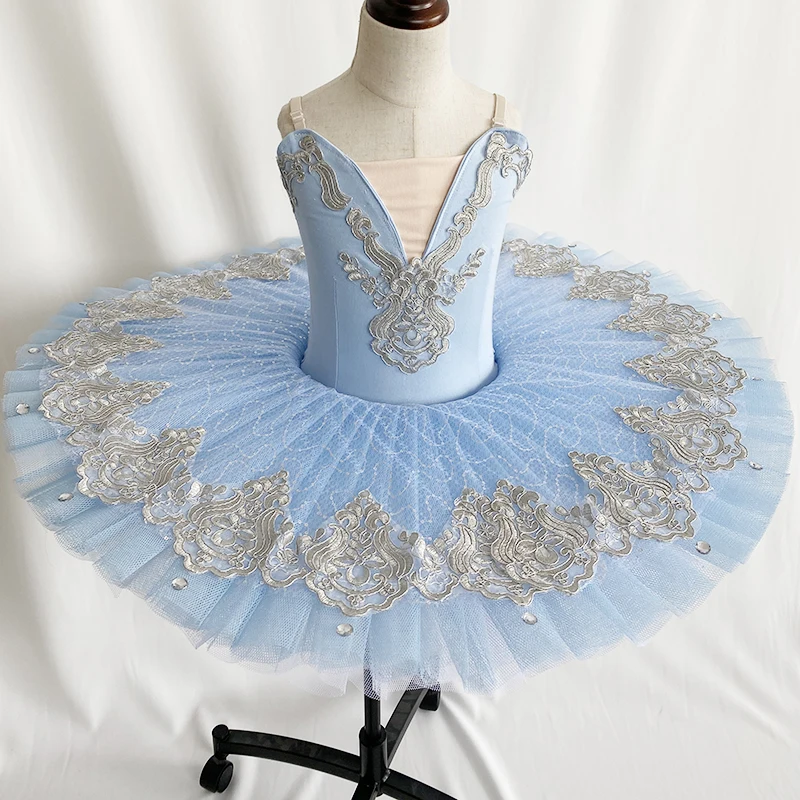 

2021 Professional Classical Ballet Tutu Ballet Costumes For Adult Girls Dancing Children Ballerina Pleated Tutu Dress