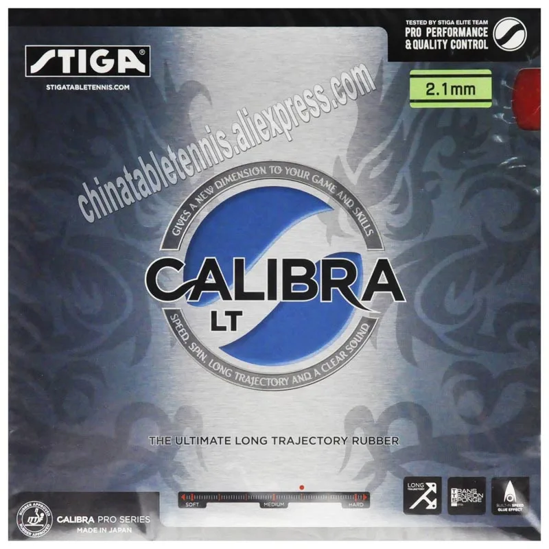 

STIGA CALIBRA LT SOUND Накладка для настольного тенниса Нескользящая накладка для пинг-понга с губкой