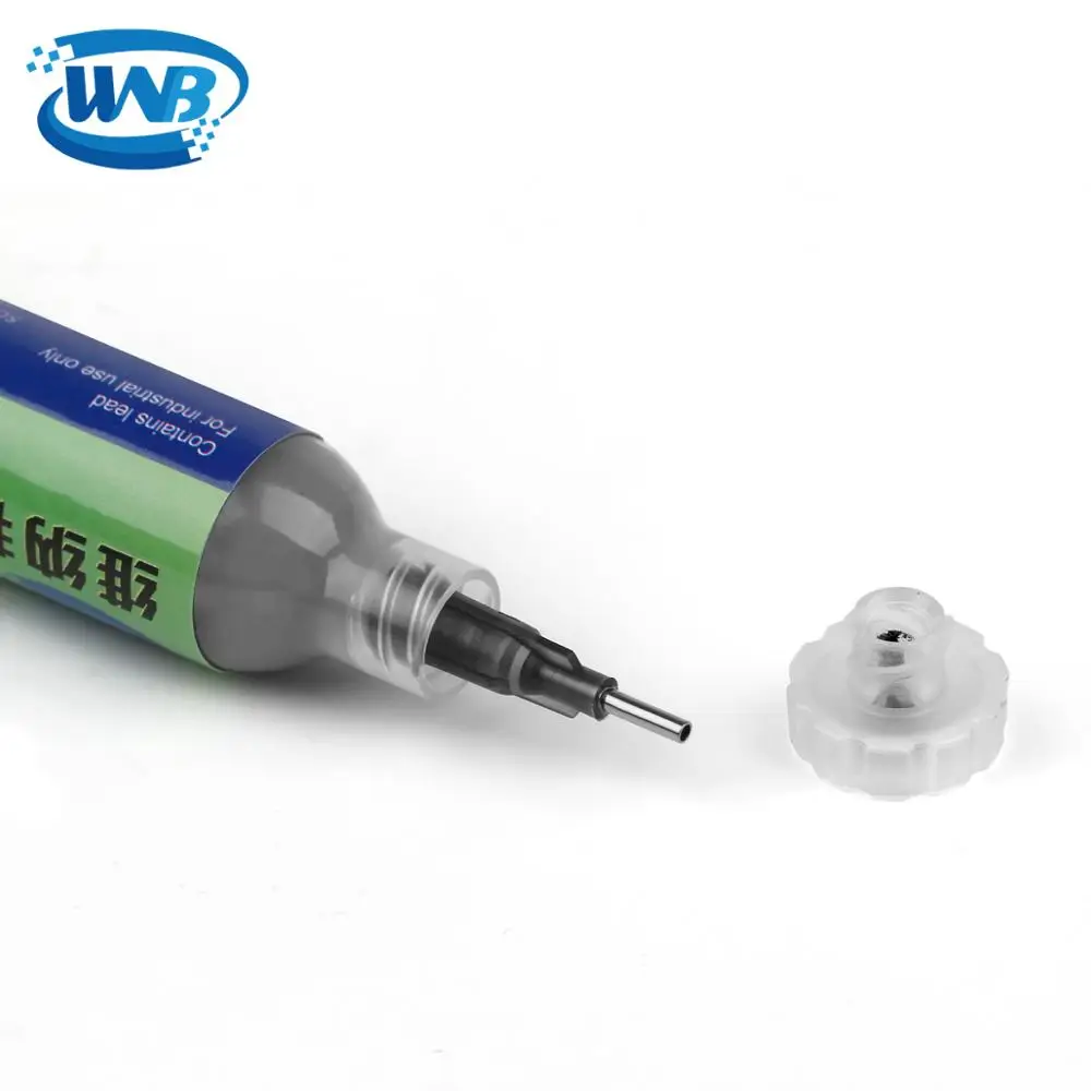 WNB 10cc Sn62.6/Pb37/Ag0.4 siringa saldatura stagno pasta punto di fusione 148 ℃ pasta saldante flusso di saldatura per riparazione Stencil scheda BGA
