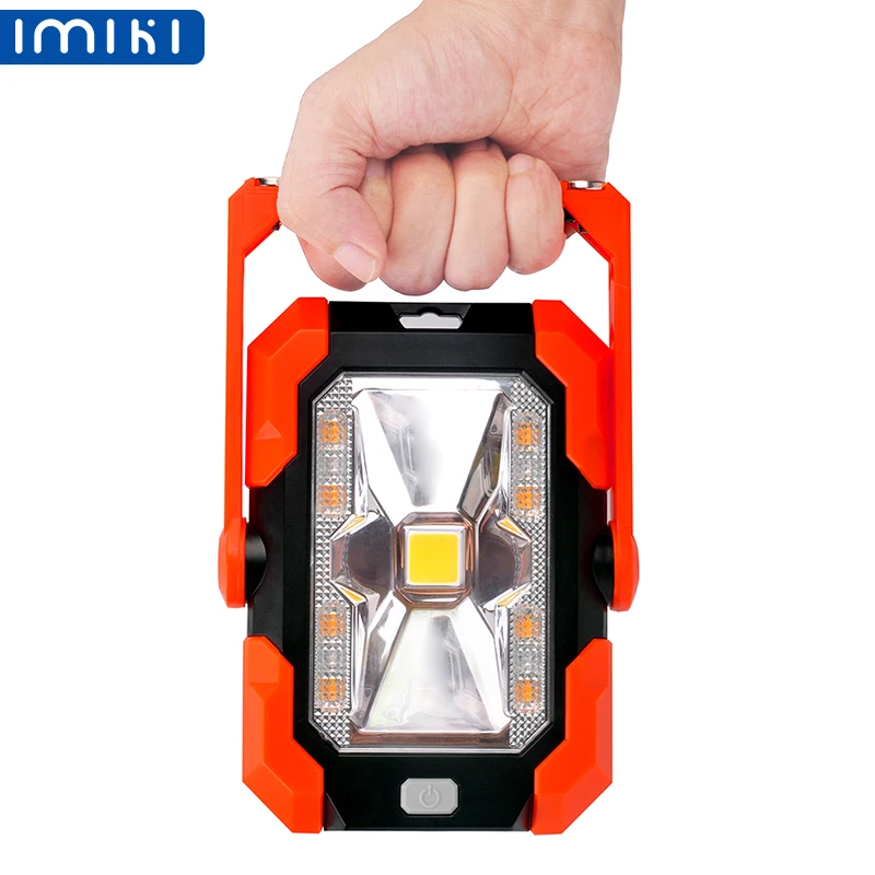 IMIKI Solar LED Light Outdoor Waterproof Portable Flashlight Light Mountaineering Camping Emergency Light Glare Power Supply