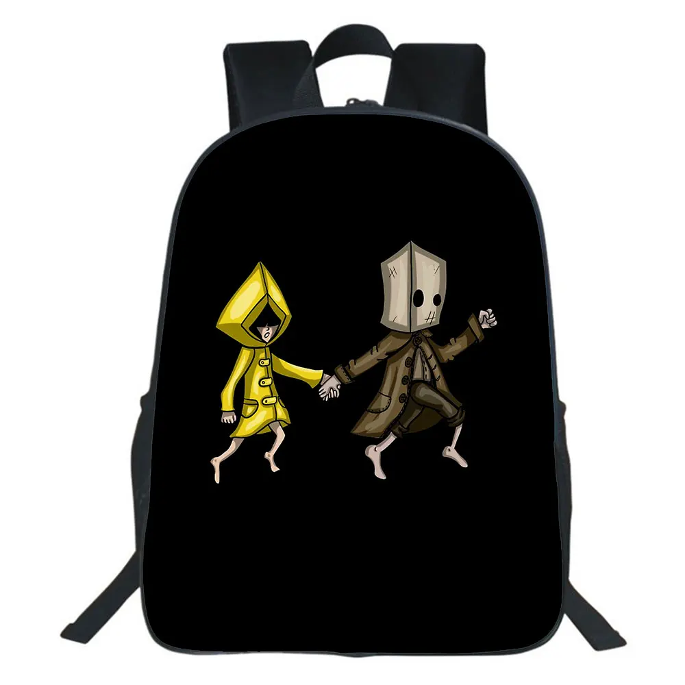 Casual Little Nightmares 2 Backpack Boys Girls School Bag Men Women Rucksack School Bag Teens Daily New Game Knapsack Mochila