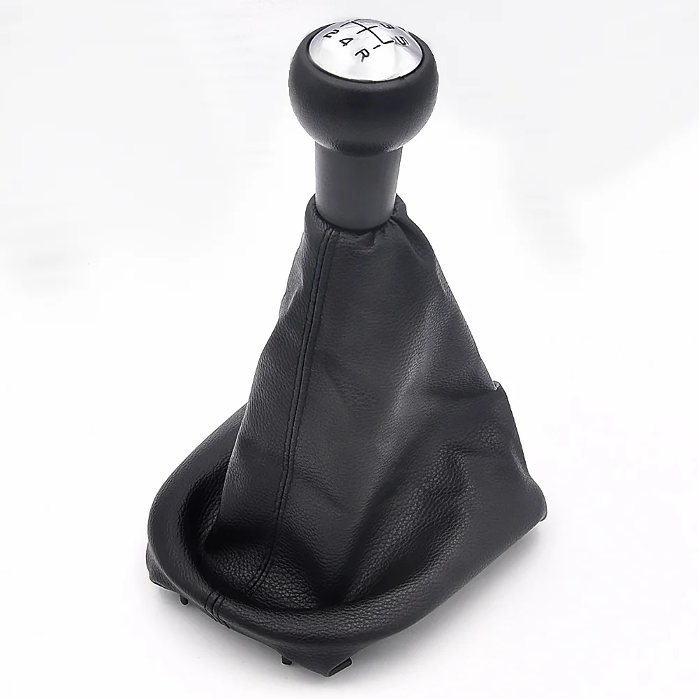 Matte Chrome Car Gear Shift Knob Lever Shifter Hand Stick For Peugeot 106 206 306 406 107 207 307 407 301 308 2008 3008 C2 C3 C4 