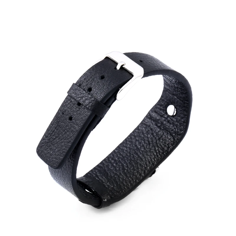 Beier 316L stainless steel Punk Skull Adjustable High Quality Leather Men\'s Bracelet Party Biker Fashion Jewelry