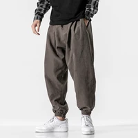New Autumn Men's Black Pants Hip Hop Streetwear Fashion Jogger Harem Trousers Man Casual Sweatpants Male Pants Big Size M 5XL 4