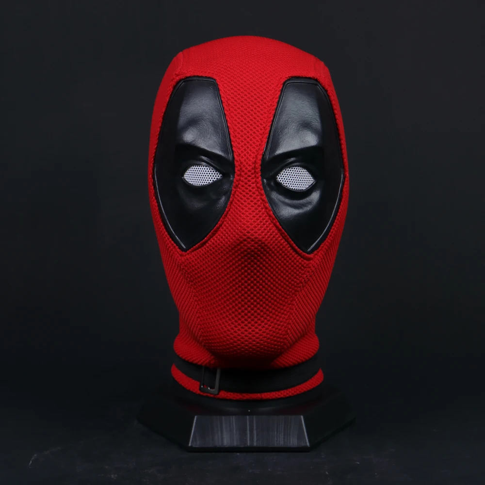 Máscara Deadpool Respirável para Adultos, Máscaras De Cabeça Cheia De Nylon, Trajes De Filme, Halloween Party Prop