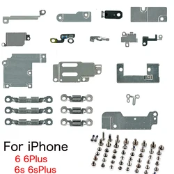 Full Set Small Metal Internal Bracket And Screws Parts Shield Plate Kit For iPhone 6 6 Plus 6s 6sPlus