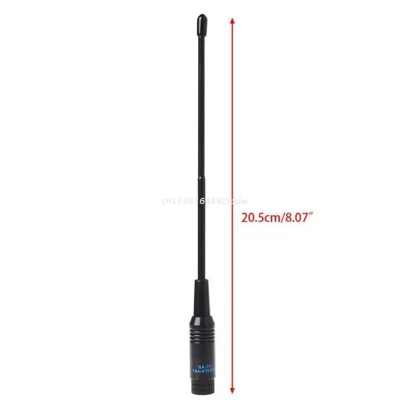 2x SMA-Männlich Flexible Antenne 144/430MHz NA-701 Dual Band für Yaesu VX-3R7R Radio Dropship