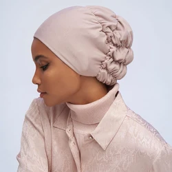 Inner Hijab Cap Muslim Turban Islam Underscarf Undercap Bonnet Cotton Soft Jersey Stretch HIjabs Tube Cap Turbante Mujer Hat Hot