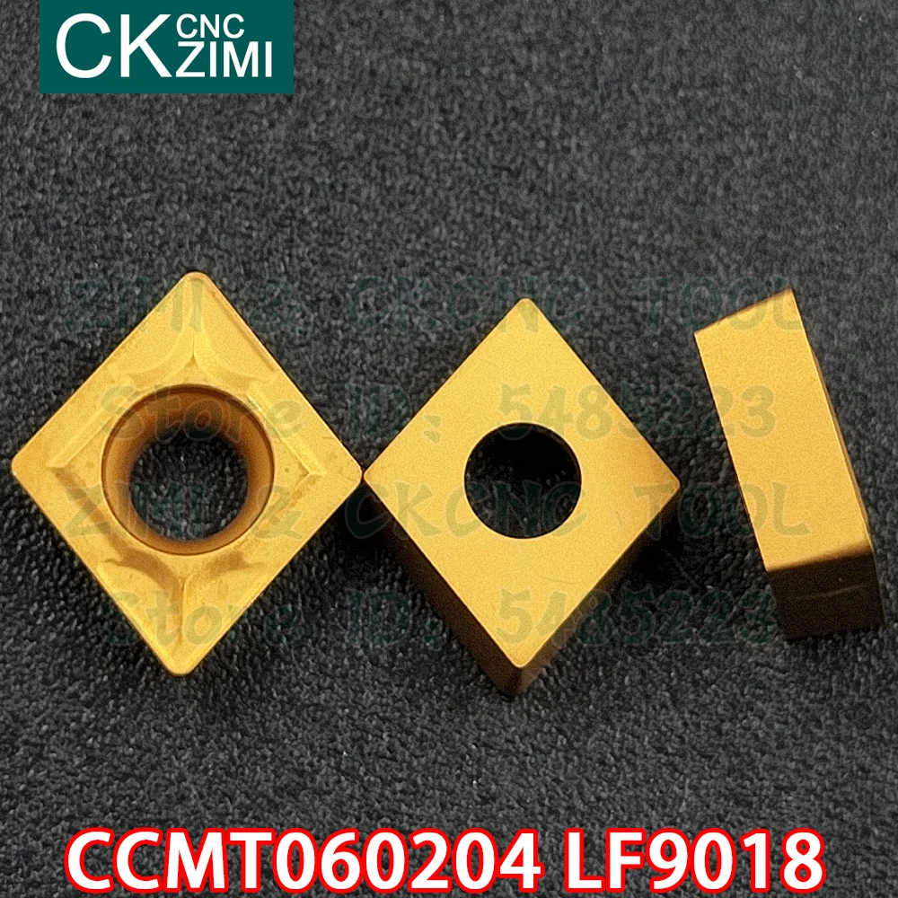 CCMT060204 LF9018 CCMT 060204 LF9018 карбидные вставки внутренние токарные вставки инструменты CNC токарный металлический токарный инструмент для стали