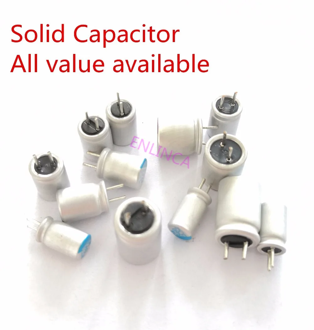 

5pcs 10V 1200UF 10*12.5 solid capacitor 10V1200UF