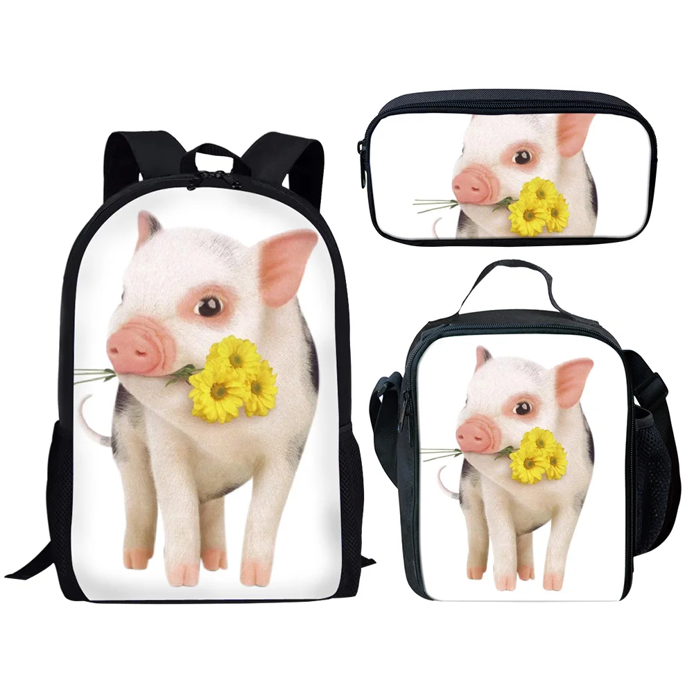 Children\'s Bags outdoor travel Backpack Kawaii Backpack Cartoon Kindergarten Cute Piggy For Girls Boys Baby Small School Bag