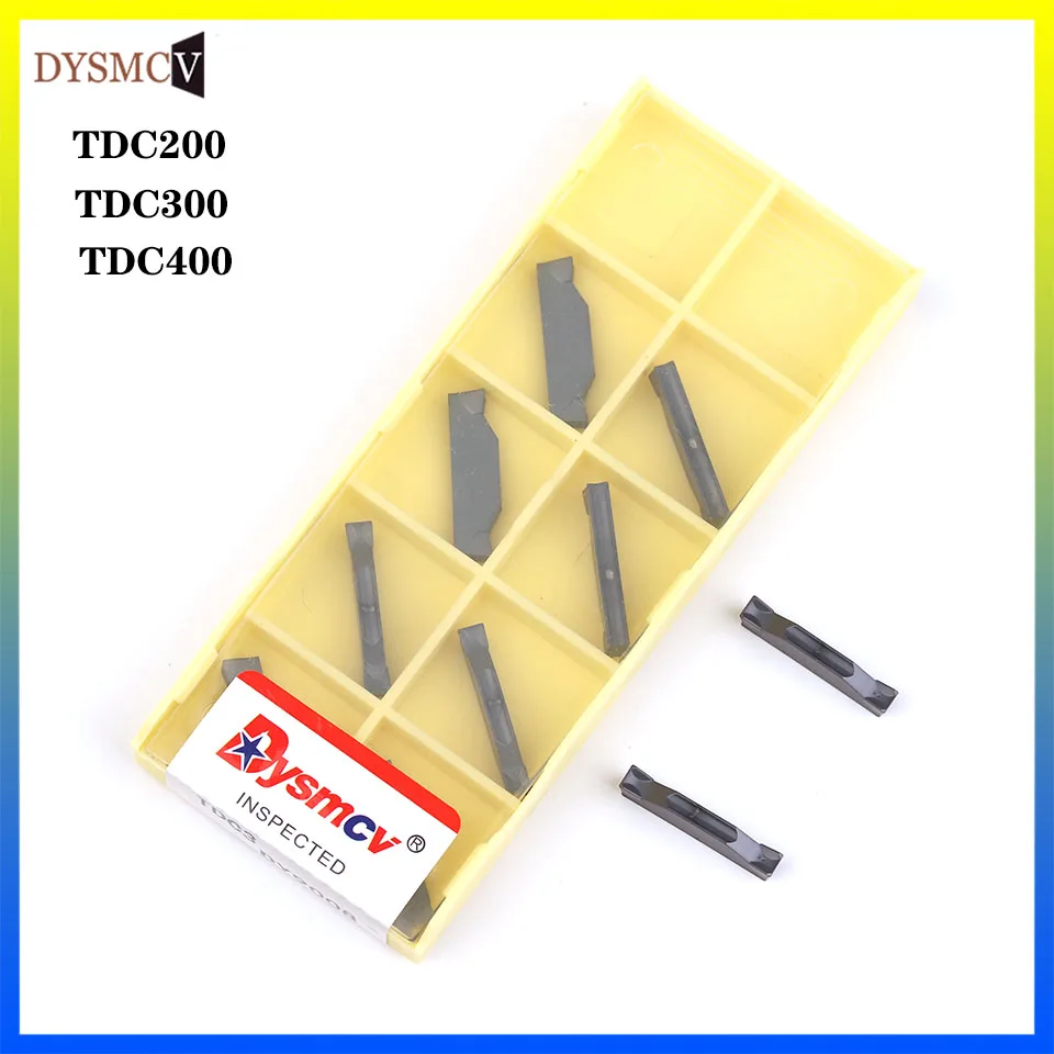 TDC2 TDC3 TDC4 2.0mm 3.0mm 4.0mm Carbide inserts Slotting inserts separated for metal CNC lathe slot milling cutter