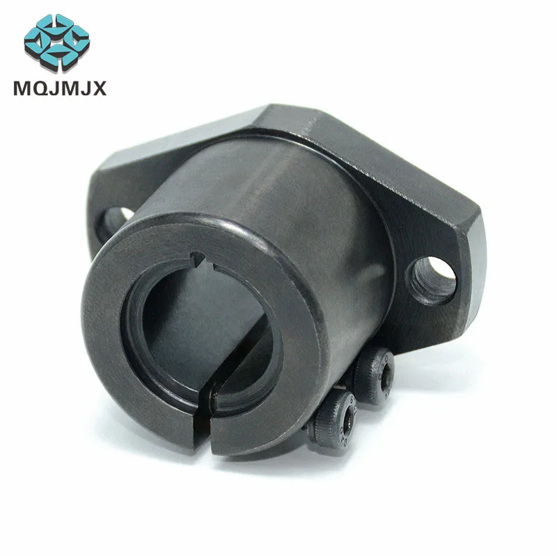 MQJMJX Shaft Supports Long Holder Flanged Cast Shaft Supports Linear Motion Automation Components