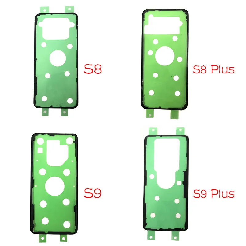 Autocollant de batterie arrière étanche pour Samsung, autocollant de couverture arrière, adhésif pour Samsung S8, S9, S10, S20, S21, S22 Plus Ultra