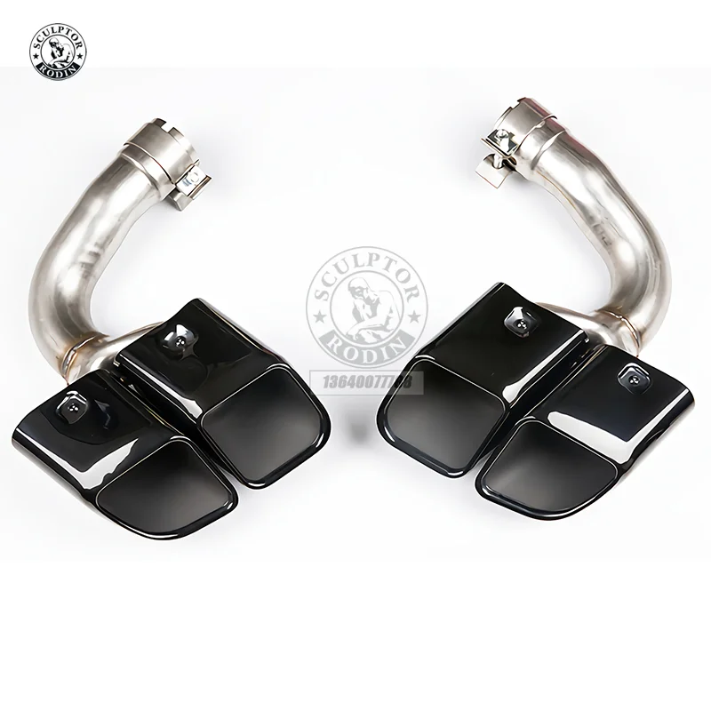 

car Accessories Suitable for Porsche Cayenne exhaust muffler tails out 2010 2011 2012 2013 2014 2015 2016 2017 2018 2019