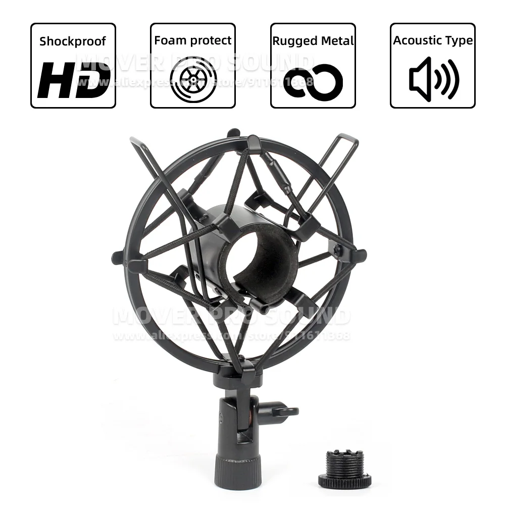 Microphone Shock Mount Holder Mic Shockproof For Oktava MK-012 MK 012 MK012 Anti Vibrate Isolation Clip Stand Suspension Bracket