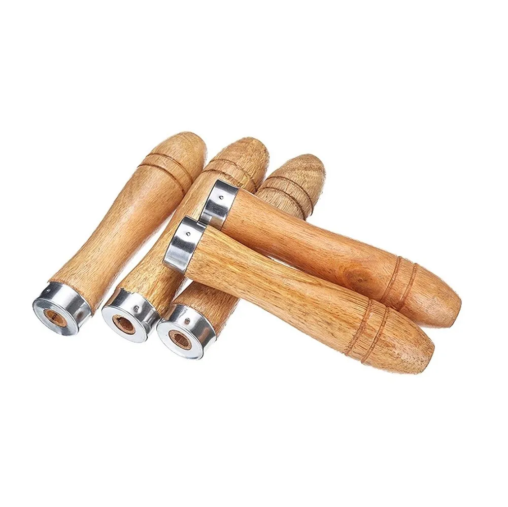 5pcs Wooden File Handle Metal Wood Rasp Woodworking Polishing Home Rust Rust Proof Filing Tools For 6-8 Inch File Craft Tool