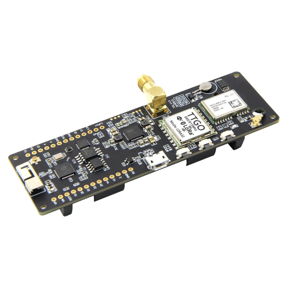 T-Beam V1.2 ESP32 LoRa 433mhz 868mhz 915mhz 923Mhz WiFi Bluetooth ESP32 GPS Module NEO-6M SMA 18650 Battery Holder With OLED