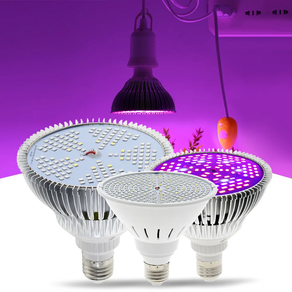 E27 LED coltiva la luce spettro completo per lampada a fioritura vegetale lampadine per piante E27 per coltura idroponica LED coltiva la luce per piante da interno