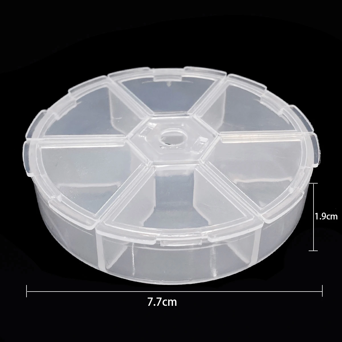 Plastic Jewellery Box with Mirror, Adjustable Storage