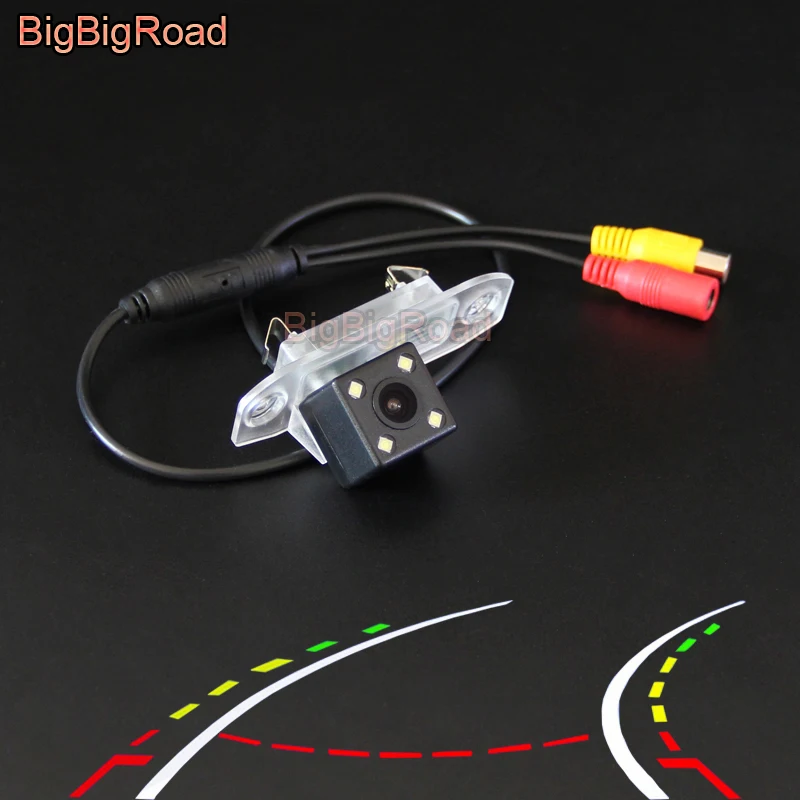 

BigBigRoad For Volvo S40 S60 S80 XC90 XC60 V60 S80L S60L S40L Car Intelligent Dynamic Trajectory Tracks Rear View CCD Camera