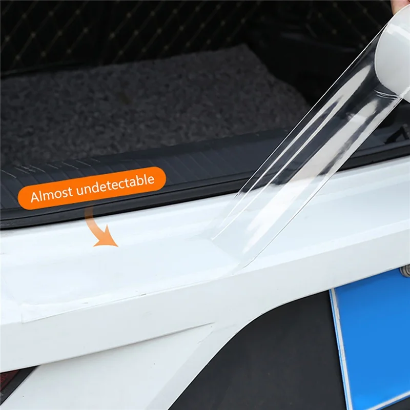 Universal 3M 5M 10M Car Anti-collision Strip Nano Tape Scratchproof Threshold Transparent Film Door Edge Rim protector Stickers