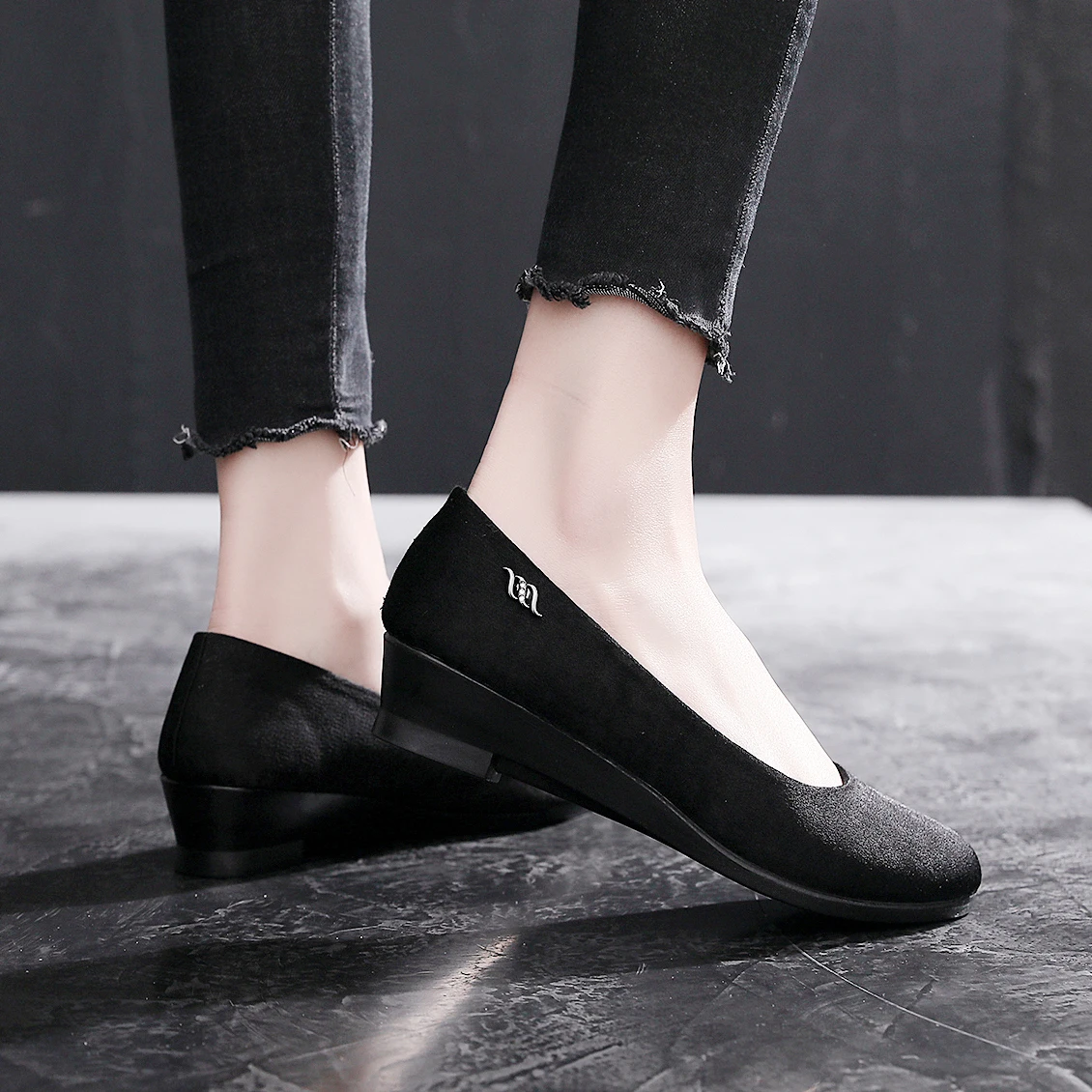 

Office Fashion Work Cloth Women's Flats Shoes Women Ballet Shoes Flats Ballet Pregnant Women Flats Shoes Boat Sweet Loafers