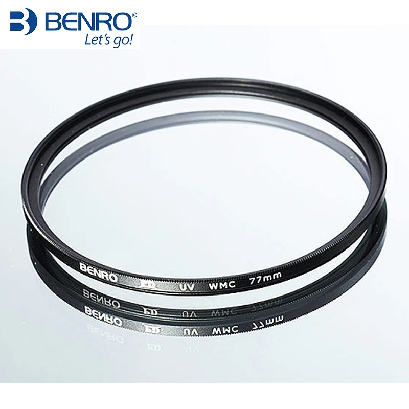 Benro 37 40.5 43 46 49 52 55 58 62 67 72 77 82 mm PD UV WMC Ultra thin Ultraviolet Filters   Waterproof Anti-oil Anti-scratch