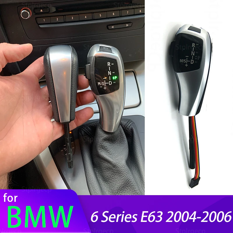 

LED Gear Shift Knob Automatic Gear Shifter Lever Handle Replacement for BMW 6 series 630ci 630i 645ci 650i M6 635d 2004-2006