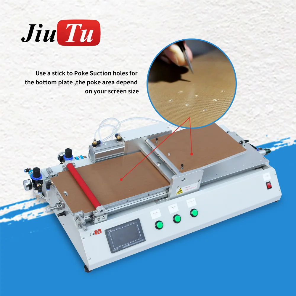 Automatic OCA Polarizer Film Laminating Machine Big Size For 500um 1000um PCV PET PC Film Lamination